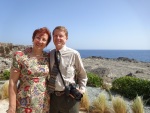 At the wedding of Lua and Sean, Rhodes, 5 April