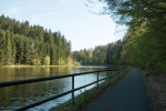 Bicycle path along the Vltava River near our house, 30 April