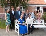 After the civil wedding ceremony, Fanø, Denmark, 8 August