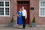 After the civil wedding ceremony, Fanø, Denmark, 8 August