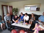 The Bahá’í wedding ceremony in our rented house in Grindsted, Denmark, 8 August