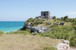 Ruins at the Mayan port city of Tulum, Yucatán Penunsula, Mexico, 16 July