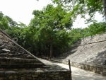 Mayan sport  field, Cobá, Yucatán Peninsula, Mexico, 17 July