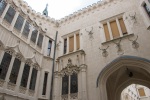 The interior court of the Hluboká castle, 22 August