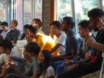 Townshend students at a welcome gathering hosted by the Spiritual Assembly of the Bahá’ís of Hluboká, 31 August