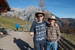Greg, Gregory and Mina in Werfenweng in the Austrian Alps, 1 November