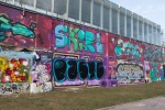 Graffiti along the canal, Vienna, 5 March