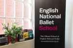 At the English National Ballet School for Joyce's audition, 20 March
