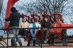 At the famous Prater amusement park, Vienna, 4 April