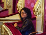 Seeing a ballet at the Opera House, Prague, 5 April