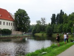 The canal in České Budějovice, 30 June