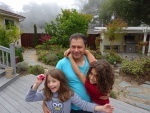 Emi's cousin Mitko and his girls, Pebble Beach, 2 August