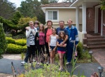Saying goodbye to Mitko and his girls, Pebble Beach, 4 August