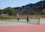 Tennis lesson with Wendy, Carmel Valley, 4 August