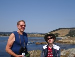 At Point Lobos with Arthur and Mica, 5 August
