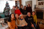 All together on Christmas day in Krupnik with Baba
