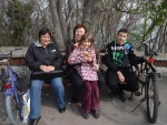 Emi visiting Bahá’í friends in Varna, 21 April