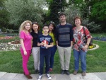 With Bahá’í friends in Sofia, 28 April