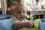 At home in Krupnik with little Blashko, 5 May