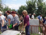 The funeral in Krupnik of Emi's father Simeon (our Diado), 9 July