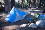 Arthur's tent, May Lake, Yosemite, 3 August