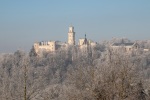 The view of the Hluboká castle from Mina's window, February