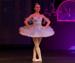 Joyce performing in the Christmas show of her school, Sofia, 14 December